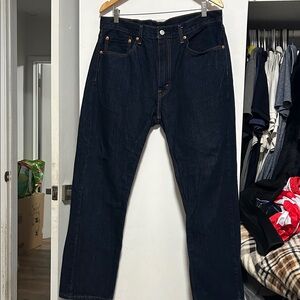 Levi's Men's Dark Blue Relaxed Jeans